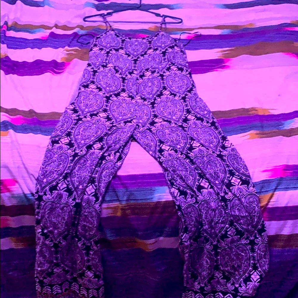 Black and white romper